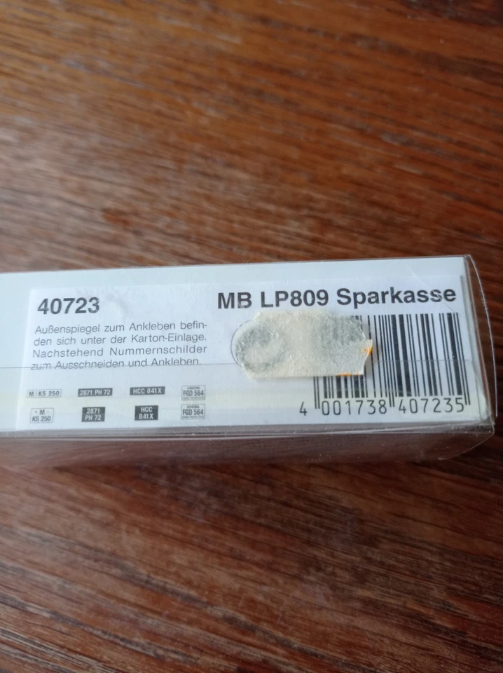 Modellauto 1:87, Fa. Busch, Mobile Sparkasse, Mod. neu in OVP - Bild 2 von 4