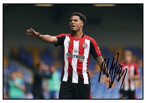 11068. Myles Peart-Harris Signed Pictures (A4 Prints) Brentford Swansea etc.