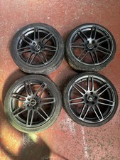 AUDI A4 B8 19" STAGGERED LE MANS ALLOY WHEELS & TYRES 8K0601025AA & 4F0601025DG