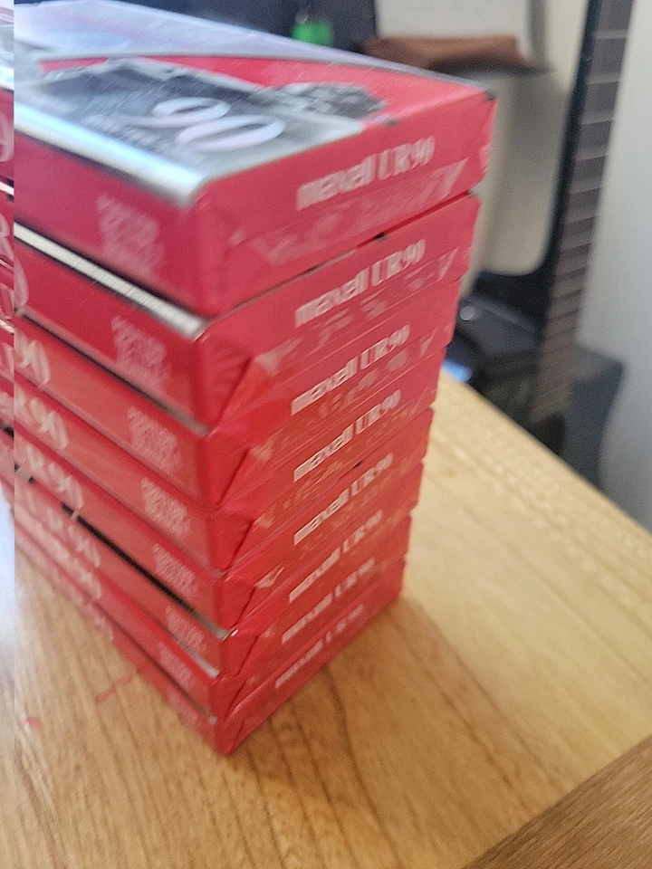 Maxell UR 90  Blank recording cassettes   lot of 8      (NEW)   cassette - Image 3 of 4