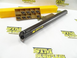 KENNAMETAL INDEXABLE BORING BAR 1 1/4" COOLANT THRU A20 DDUNR4 NEW INSERTS