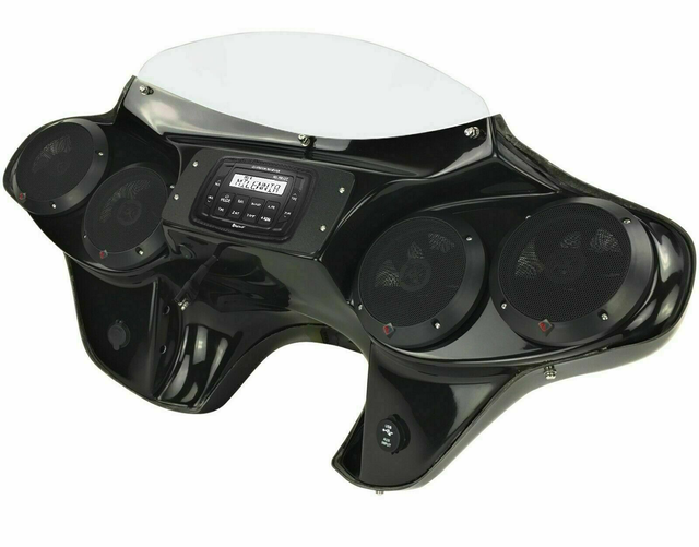 kawasaki vulcan fairing with stereo