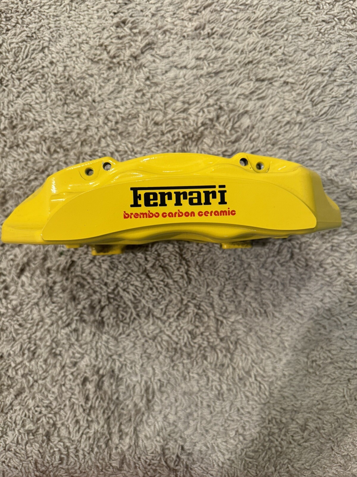 Ferrari 7 Generation (2012-2024) Right Rear Yellow Brake Caliper