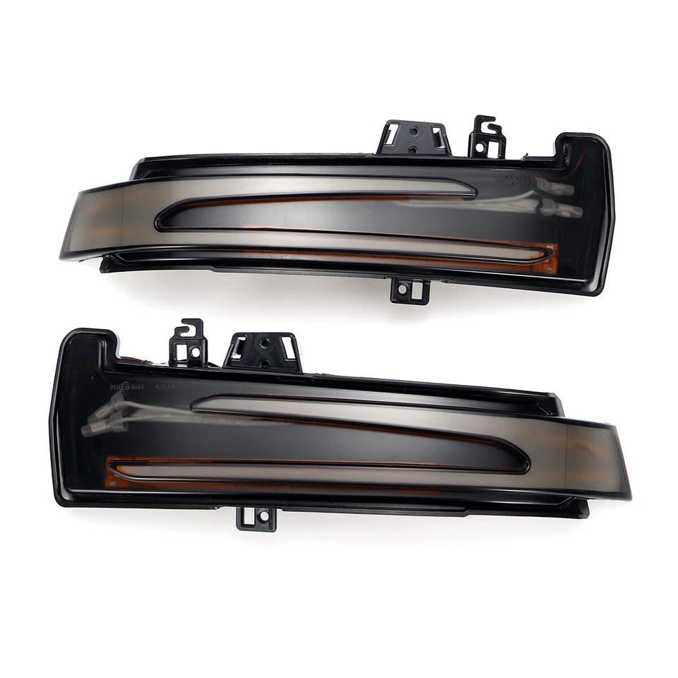 2x Espejo lateral LED dinámico señal de giro luz secuencial para Benz W204 W212 W176 Foto 3 de 4