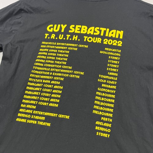 Guy Sebastian Truth Tour Australia AS Colour Band Tee T Shirt Mens Large L - Picture 5 of 11