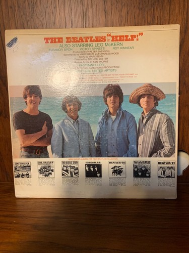 THE BEATLES Help Soundtrack LP Capitol MAS2386 - Picture 2 of 2