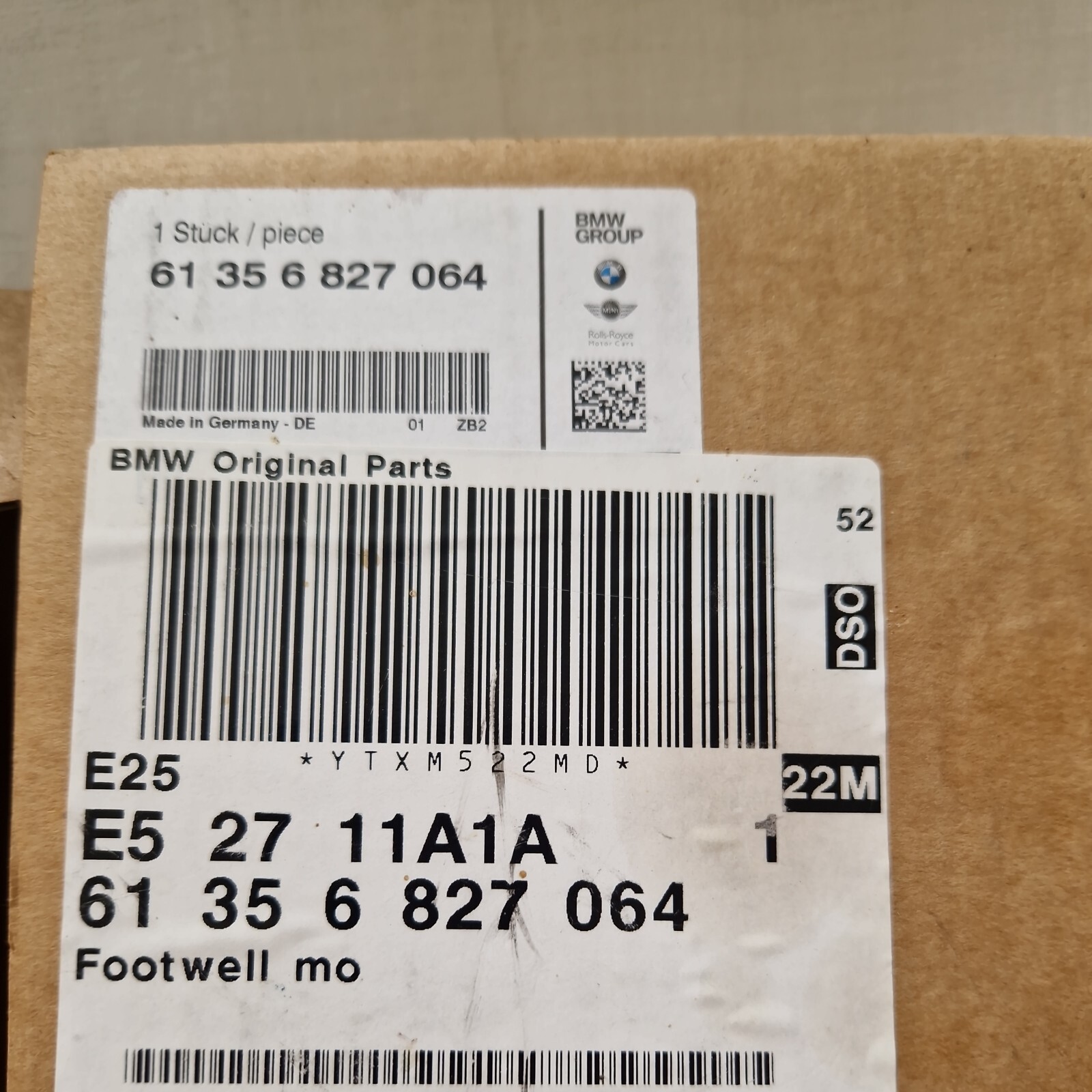 BMW E90 3 Series Footwell Module 61356827064 for sale online | eBay 