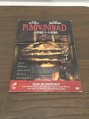 Pumpkinhead Ashes To Ashes - HTF Screener Full Length RARE Promo