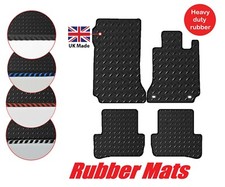 Mercedes C Class Auto W204 2007-2014 Tailored 3mm Rubber Car Floor Mats