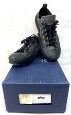 Dior B23 Low Top Black Oblique Sneakers - Size US 8 - w/ Box