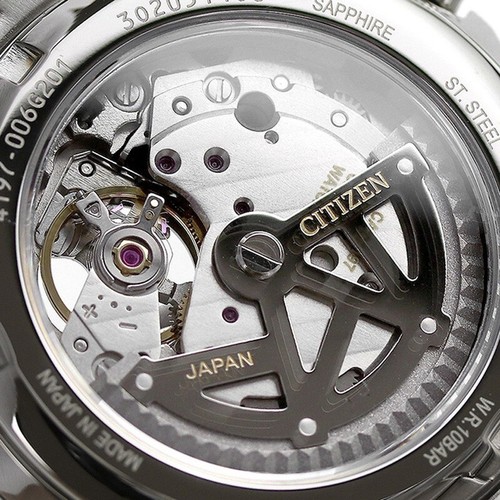 Citizen Collection NP1010-78E Black Dial Mechanical Automatic Men Watch JAPAN - 第 7/10 張圖片