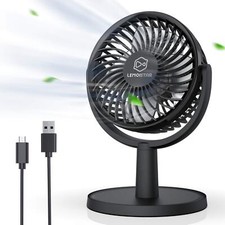 Mini Desk Fan Usb Powered Desktop Fan With 4 Speeds Small But Powerful Strong Ai