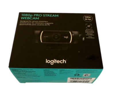 Logitech 960-001211 1080p Pro Stream Webcam for HD Video Streaming and Recording