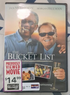 The Bucket List DVD 2007 Jack Nicholson, Morgan Freeman