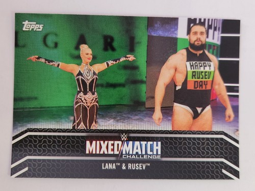 2018 Topps WWE Women's Division MIXED MATCH #MM-8 LANA & RUSEV