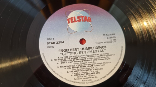 -Engelbert Humperdinck - Getting Sentimental - 1985 Telstar *N/MINT - Picture 4 of 4