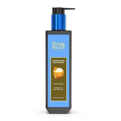 Blue Nectar Ayurvedic Tan Removal Face Wash (8 Herbs, 200ml)