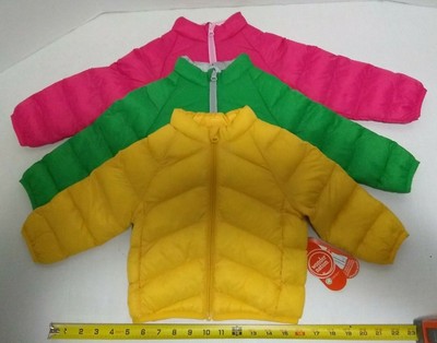 Infants Toddlers Wonder Nation Children's Yellow Puffer Jacket Size 12M NWT 