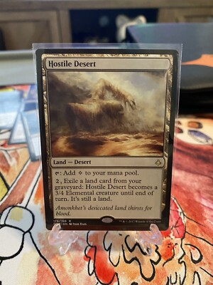 MTG Hostile Desert X1 Hour Of Deviation HOD (281/322) Regular Rare mtg