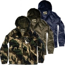 ALcott Mens Lightweight Jacket Coat Windbreaker Hooded Top Cotton Summer Spring