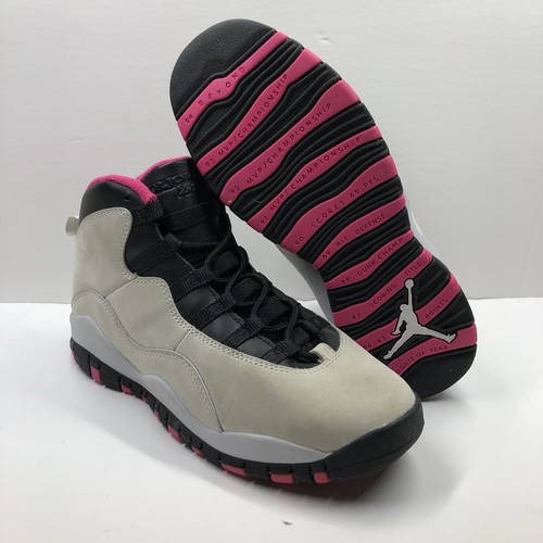 Air Jordan Retro 10 Pure Platinum Vivid 