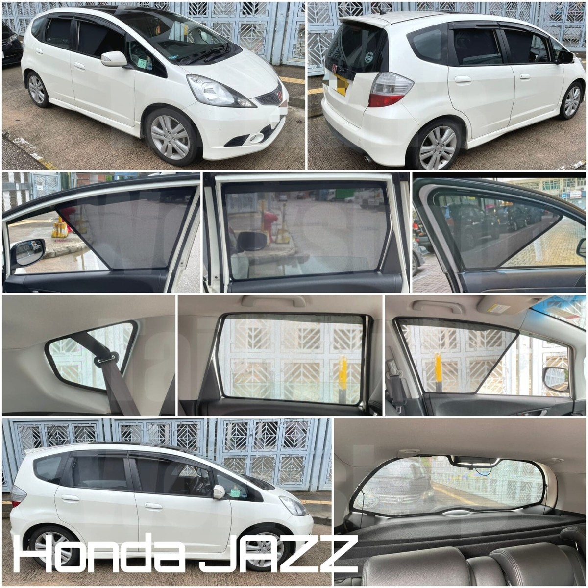 Magnetic Sunshade for Honda Jazz Fit GE6 GE8 Set of 7pcs | eBay