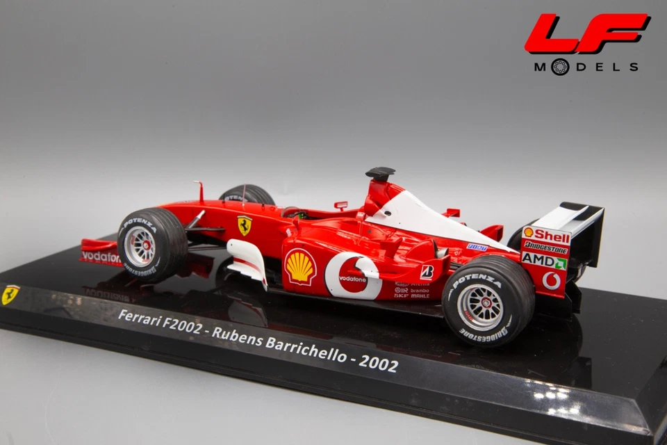 1:24 Ferrari F2002 Rubens Barrichello 2002 - Le Grandi Ferrari F1 - Immagine 2 di 3