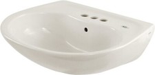 Toto LT241.4G 01 Supreme Cotton 22-7/8" Wall Mounted Bathroom Sink