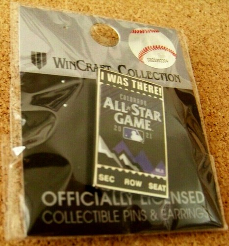 2021 AS All-Star Game pin I Was There Colorado Rockies host at Coors Field - Picture 6 of 6