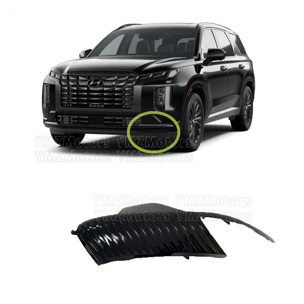 86578S8SB0TRC Genuine OEM Front Skid Plate LH Left for Hyundai