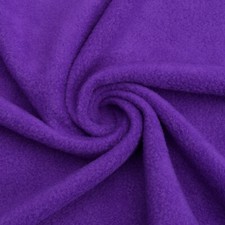 Purple Solid Anti Pill Fleece Fabric - 60" Wide - Sold by The Yard Bolt
