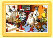 CATS cartoon wide swap card playing card  single