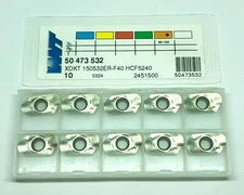CERATIZIT WNT MILLING INSERT XDKT150532ER-F40 HCF5240 CTC5240 NEW 10 pcs.
