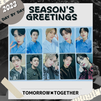 TXT Official photo card TOMORROW X TOGETHER 2023 Season's