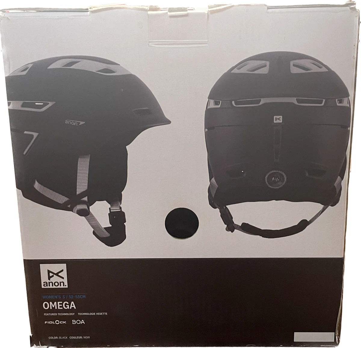 Anon Omega - Casco de esquí y snowboard para mujer con sistema de ajuste  BOA y ventilación ajustable