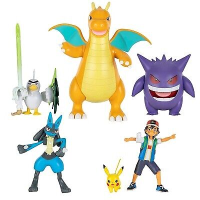 Pokemon Battle Figure 2 Pack - Features 4.5-Inch Charizard and 2-Inch  Pikachu Battle Figures 