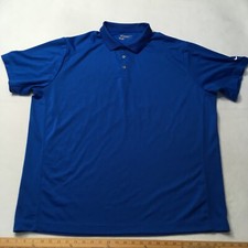 Nike Golf Polo Mens 3XL Tour Performance Blue Collar