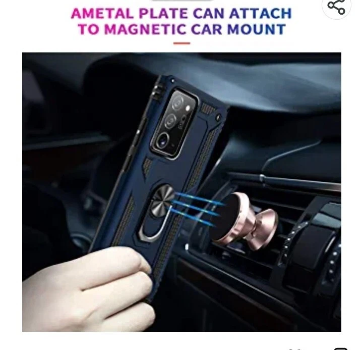 Estuche Note 20 Ultra,[grado militar] 15 pies. Funda protectora a prueba de caídas, anillo 360 Foto 4 de 4