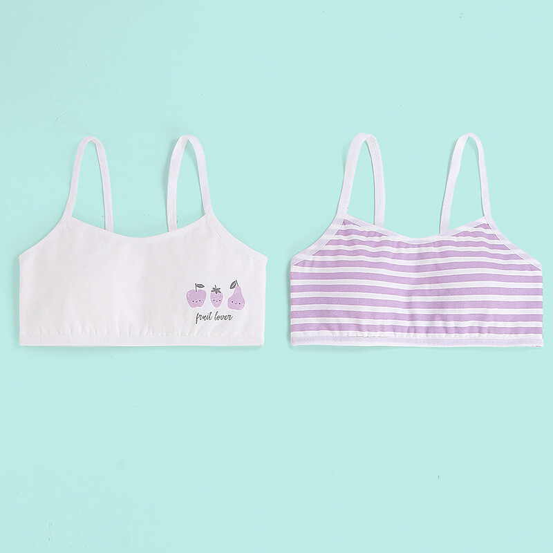 Canotte Sportive Per Bambine Con Reggiseno Integrato - Confezione Da 4 - Cotone Morbido - Foto 5