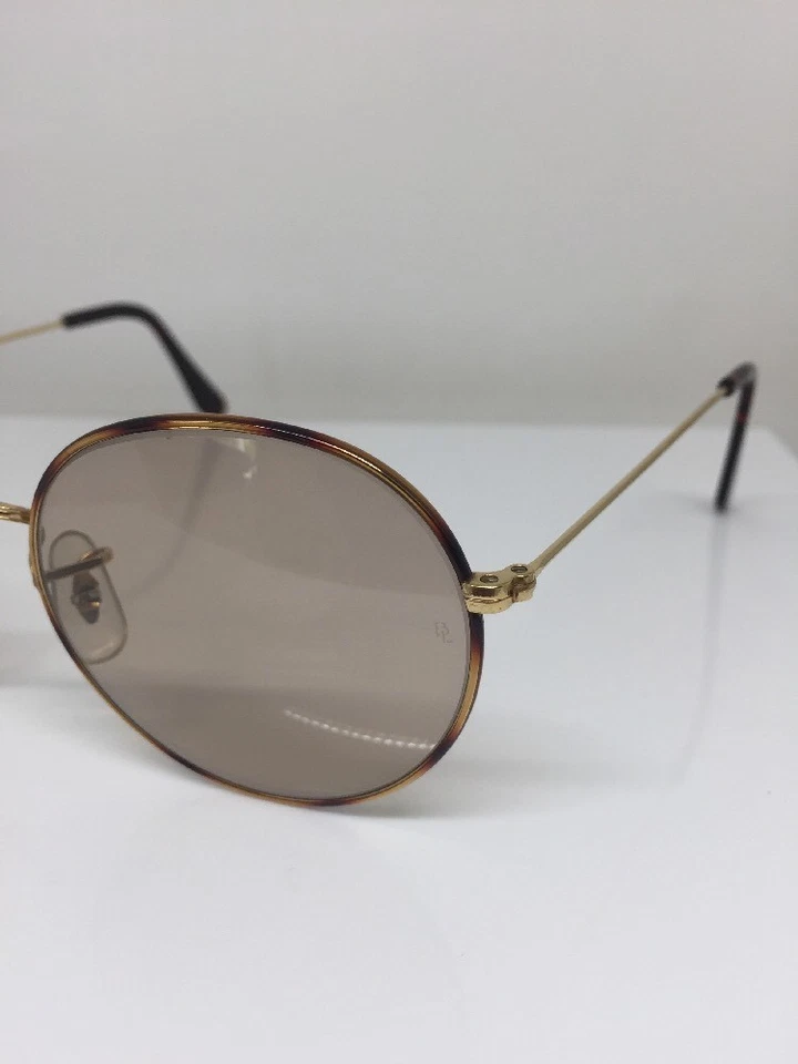 NUEVAS GAFAS DE SOL REDONDAS B&L RAY BAN W0701 VXAS CAMBIANTES Lentes Tortuga Foto 2 de 4