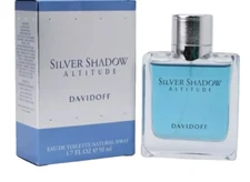 Davidoff Silver Shadow Altitude Eau de Toilette Spray 1.7 oz/50 ml NIB/Sealed