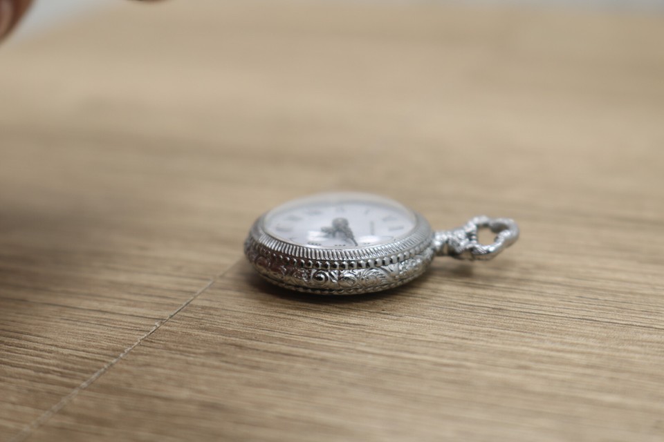 Vintage Emile Jobin Emporium Metal Case Small Pocket Watch 17j eBay