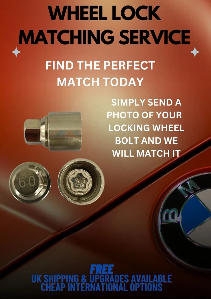 original BMW Locking Wheel Bolt Key, locking nut key, Matching Service - Image 3 of 3