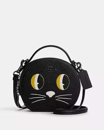 NWT Coach Canteen Crossbody Bag With Halloween Pumpkin/ghost/cat/bat 🎃💀 - Picture 33 of 44