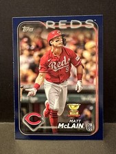 2024 Topps MATT MCCLAIN #327 Royal Blue Rookie Cup
