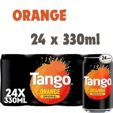 Image of Tango Sugar Free- original soft drink 330ml Cans Pack of 24 UK