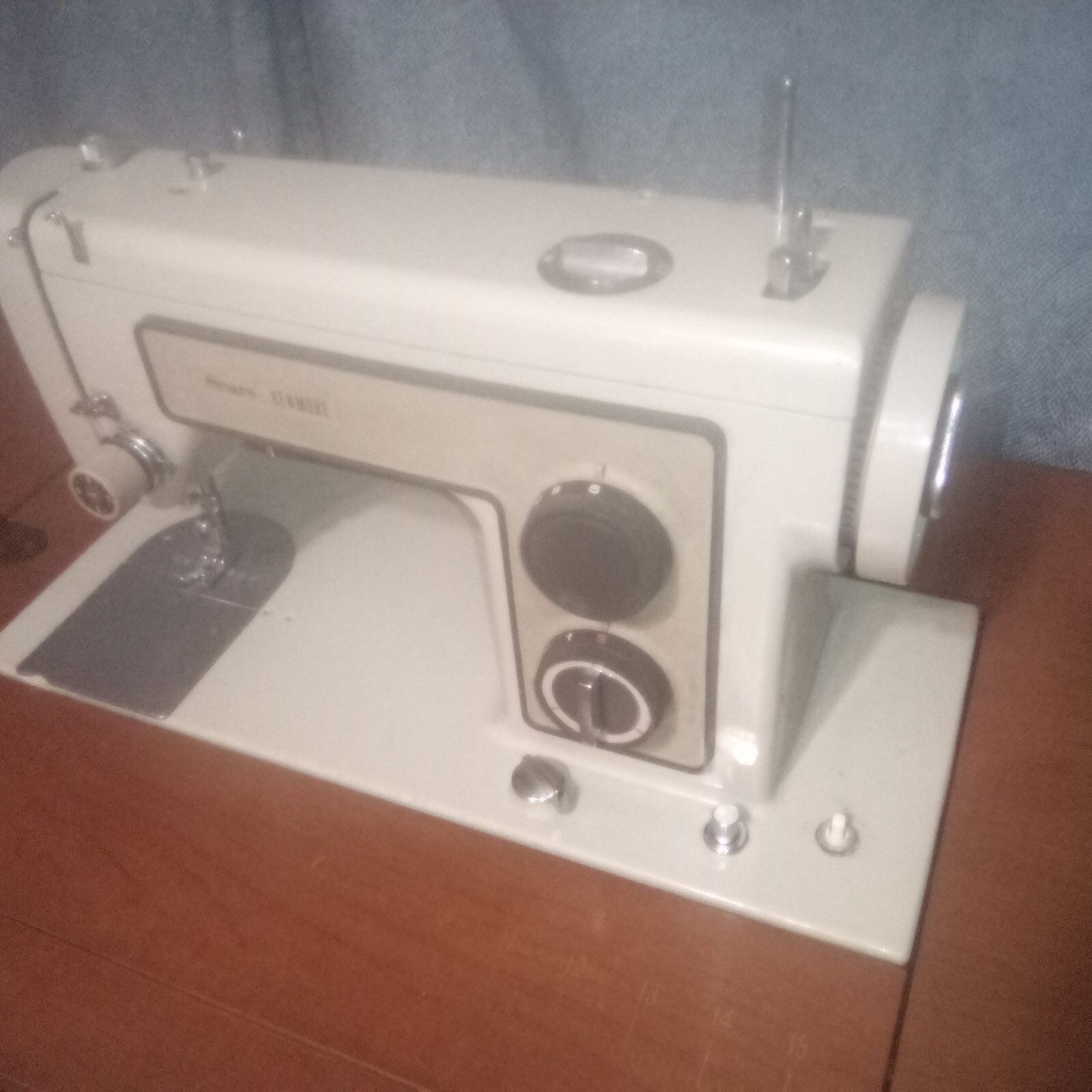 Kenmore Sears Model 5186 Sewing Machine W Table & Foot PedalRARE