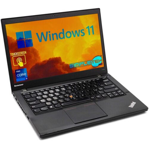 Lenovo Ultrabook T440S i5 4300U Windows 11 Pro 12GB 2TB PC Portable Notebook - Picture 1 of 10