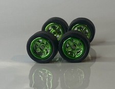 5 Spoke Star Real Riders Classic Wheels Set For 164 Scale For Hot Wheels