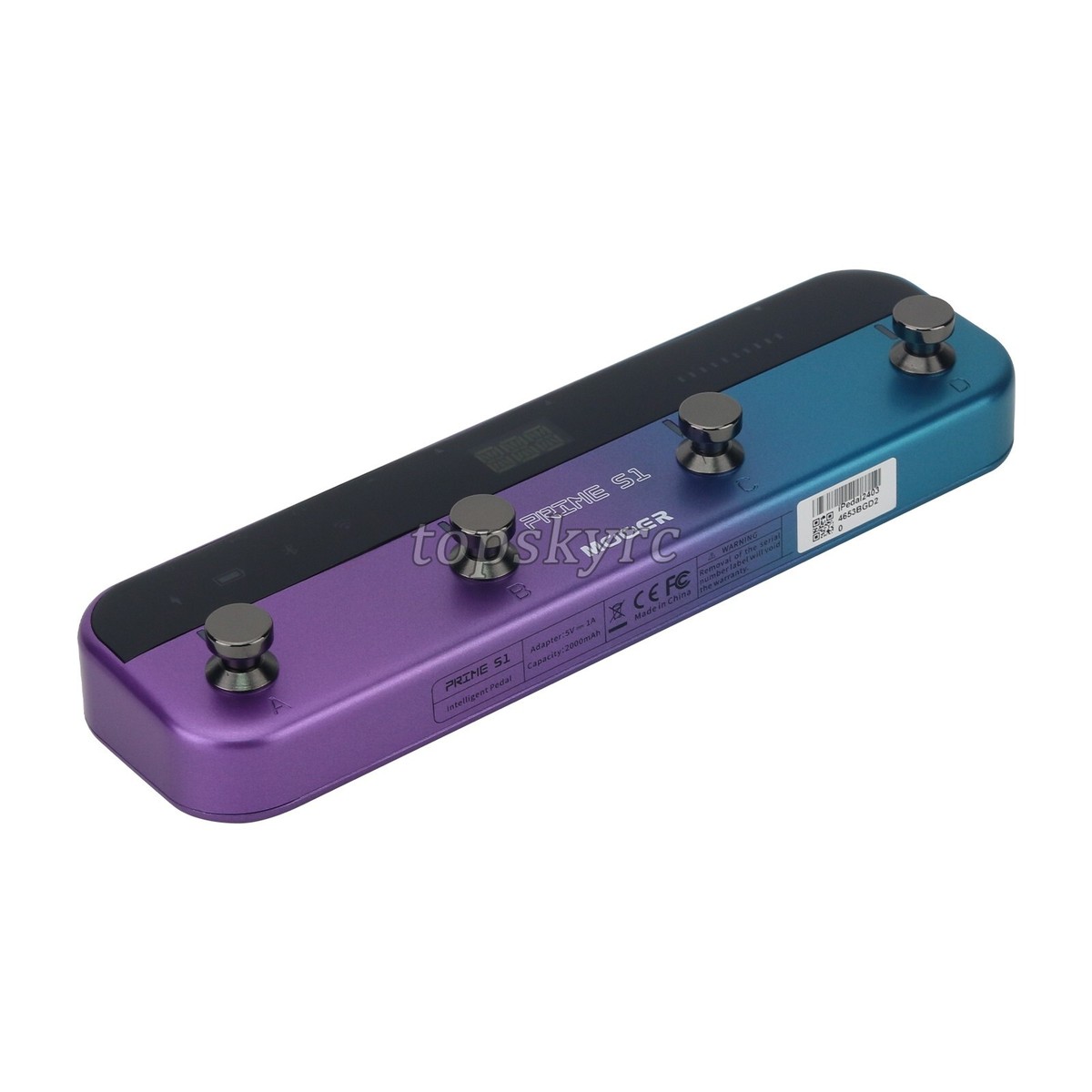 MOOER Prime S1 Smart Guitar Comprehensive Effects Pedal 2-Channel